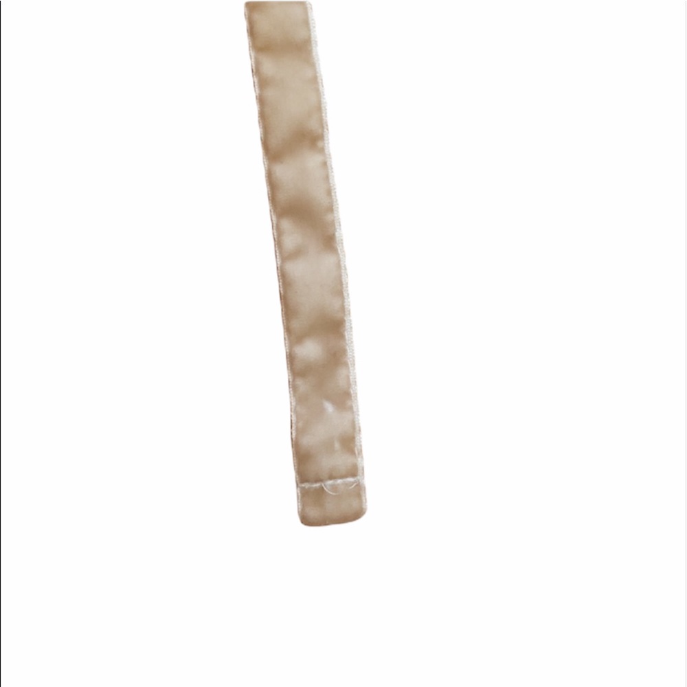 Cream Rhinestone Nylon Belt - Picture 4 of 4